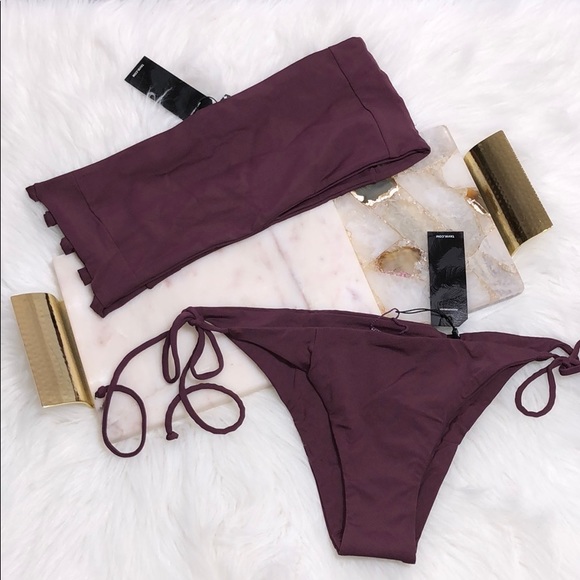 Tavik Other - TAVIK ACE BANDEAU JAX BIKINI IN MERLOT